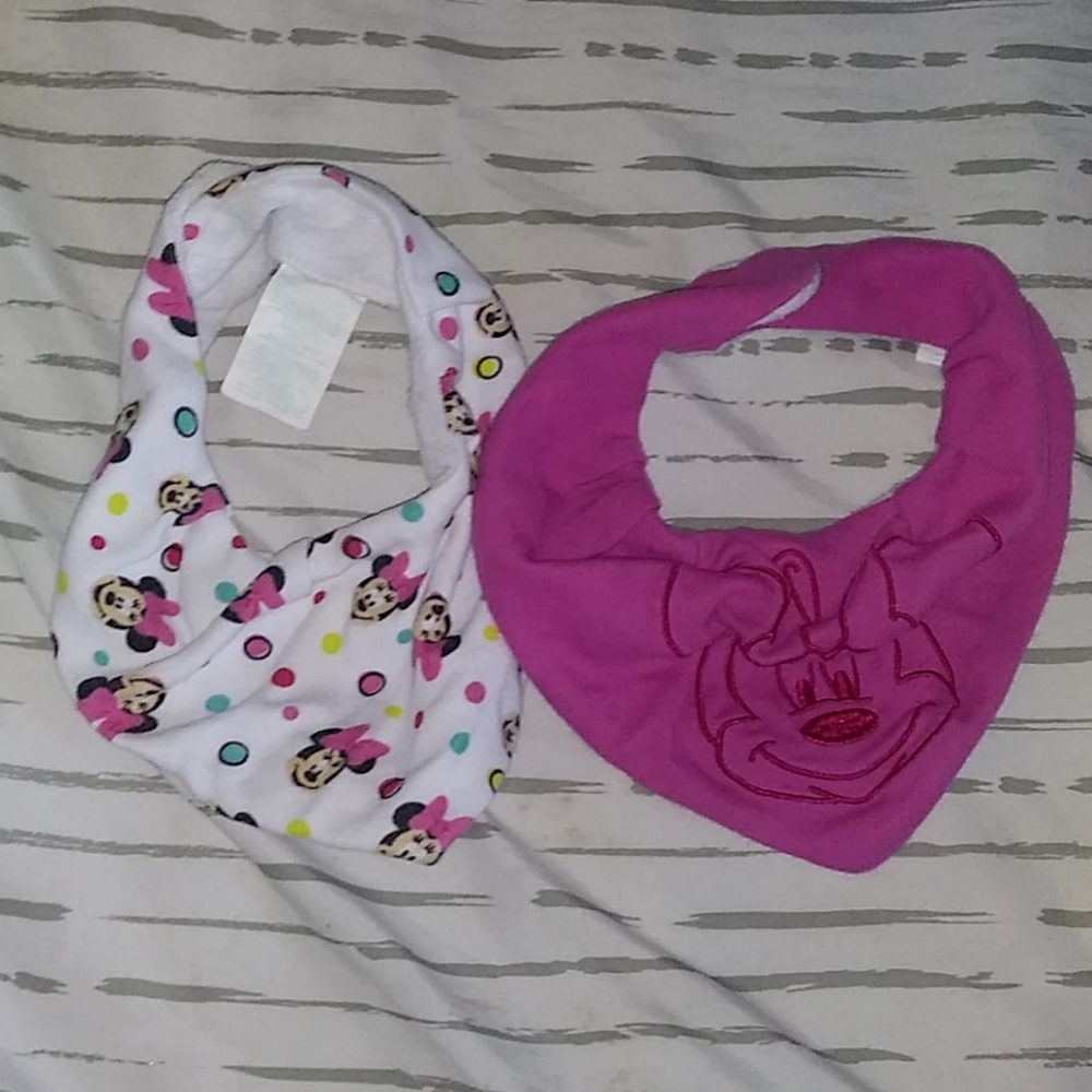 Minnie mouse bibs
